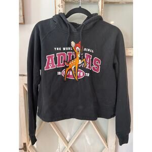 Adidas & Disney size medium cropped hoodie with Bambi